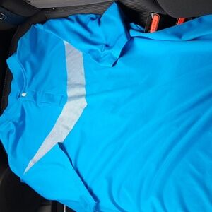 Nike Dri-Fit Tiger Woods Vapor Reflective Blade V Golf Polo BV0501-406 Men’s L